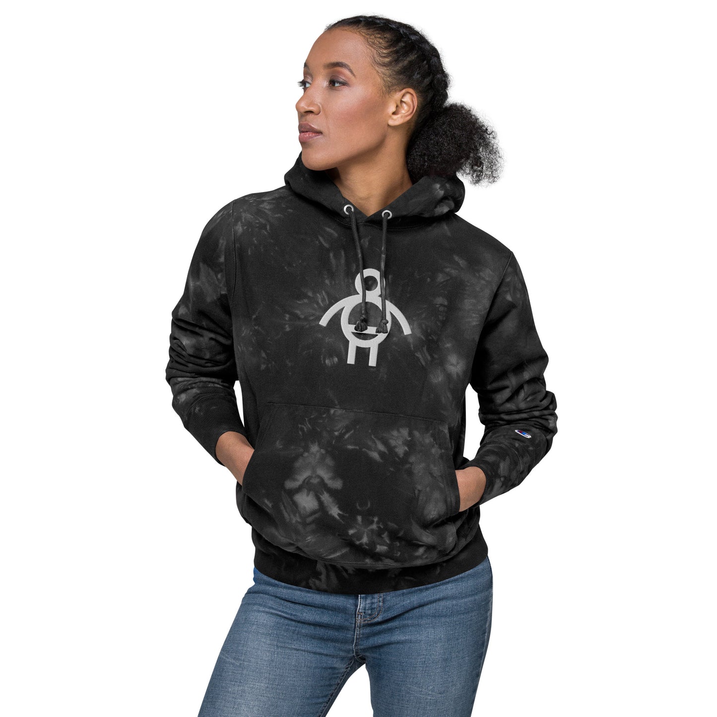 Unisex Champion tie-dye hoodie